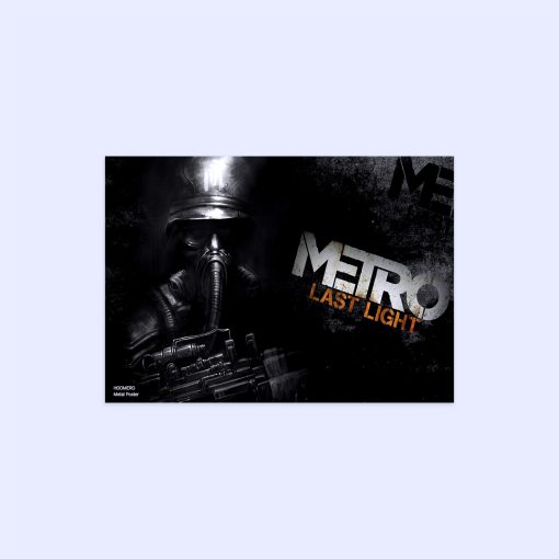 پوستر هومرو مدل فلزی طرح Metro کد PS613