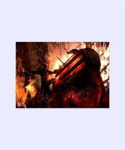 پوستر هومرو مدل فلزی طرح God of War کد PS500
