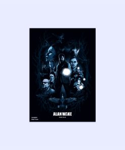 پوستر هومرو مدل فلزی طرح بازی Alan Wake کد PS810