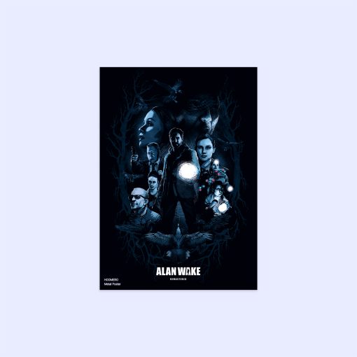 پوستر هومرو مدل فلزی طرح بازی Alan Wake کد PS810