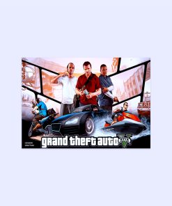 پوستر هومرو مدل فلزی طرح GTA کد PS535