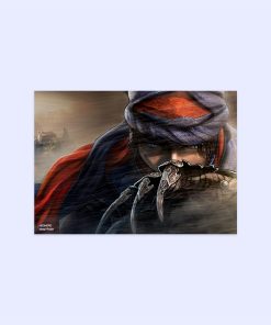 پوستر هومرو مدل فلزی طرح Prince of persia  کد PS657