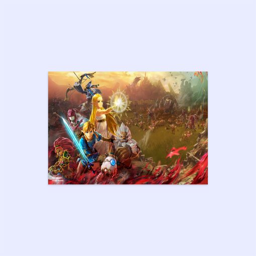 پوستر هومرو مدل فلزی طرح Zelda کد PS797