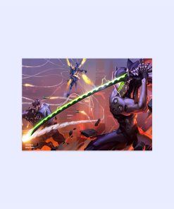 پوستر هومرو مدل فلزی طرح Overwatch کد PS913