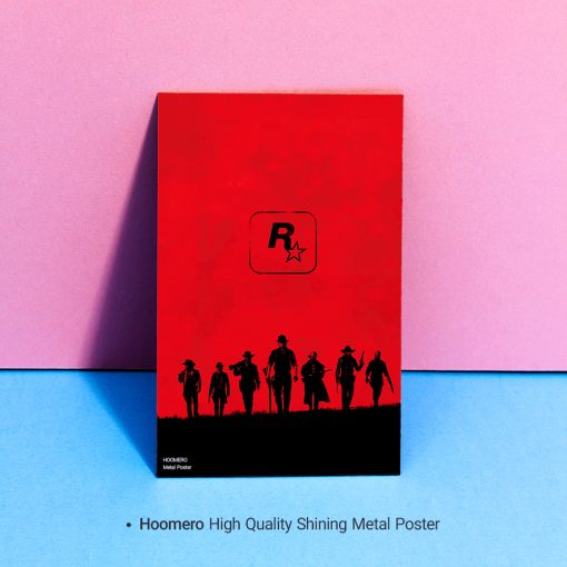 پوستر هومرو مدل فلزی طرح Red Dead Redemption کد PS703