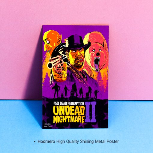 پوستر هومرو مدل فلزی طرح Red Dead Redemption کد PS706