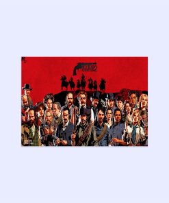 پوستر هومرو مدل فلزی طرح Red Dead Redemption کد PS698