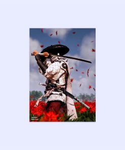 پوستر هومرو مدل فلزی طرح Ghost of tsushima کد PS867