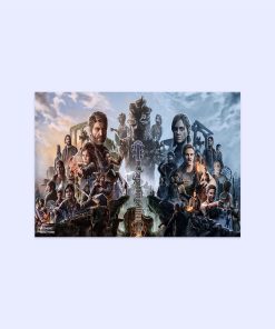 پوستر هومرو مدل فلزی طرح The last of us  کد PS762