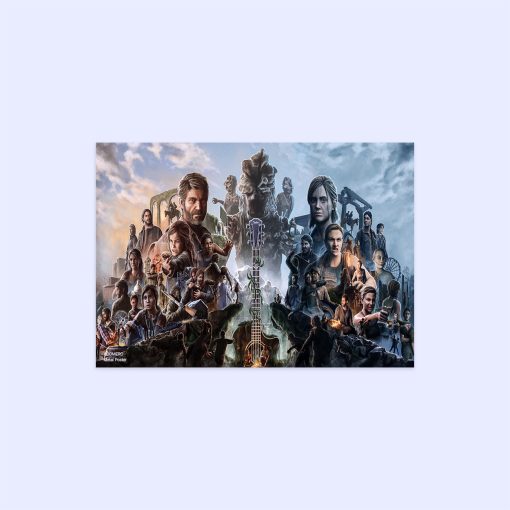 پوستر هومرو مدل فلزی طرح The last of us  کد PS762