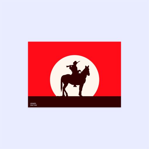 پوستر هومرو مدل فلزی طرح Red Dead Redemption کد PS682