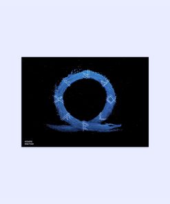 پوستر هومرو مدل فلزی طرح God of War کد PS504