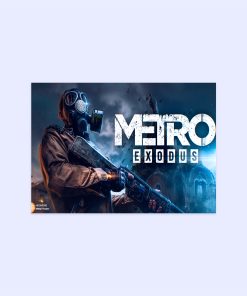 پوستر هومرو مدل فلزی طرح Metro کد PS604