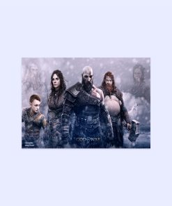 پوستر هومرو مدل فلزی طرح God of War کد PS480