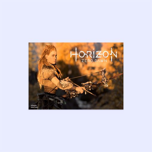 پوستر هومرو مدل فلزی طرح Horizon Zero Down کد PS587