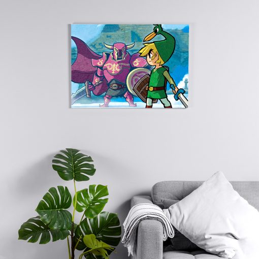 پوستر هومرو مدل فلزی طرح Zelda کد PS798