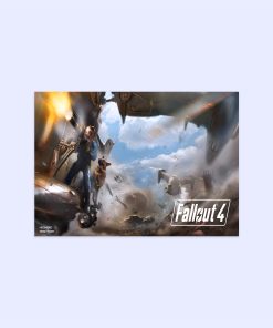پوستر هومرو مدل فلزی طرح Fallout کد PS405
