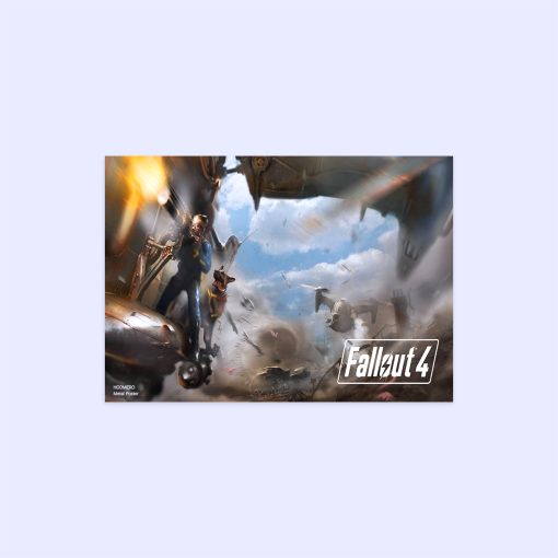 پوستر هومرو مدل فلزی طرح Fallout کد PS405