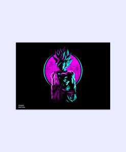 پوستر هومرو مدل فلزی طرح انیمه Dragon Ball کد PS1192