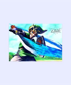 پوستر هومرو مدل فلزی طرح Zelda کد PS796