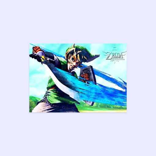 پوستر هومرو مدل فلزی طرح Zelda کد PS796