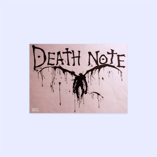 پوستر هومرو مدل فلزی طرح انیمه Death Note کد PS1099