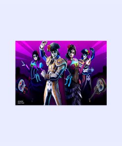 پوستر هومرو مدل فلزی طرح Fortnite کد PS463