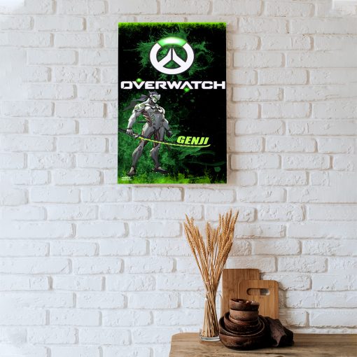 پوستر هومرو مدل فلزی طرح Overwatch کد PS921