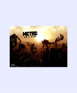 پوستر هومرو مدل فلزی طرح Metro کد PS606