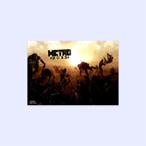پوستر هومرو مدل فلزی طرح Metro کد PS606