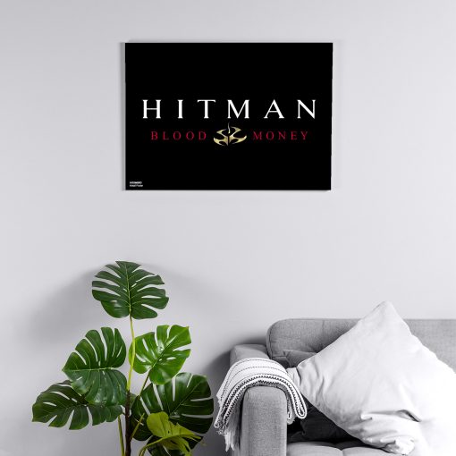 پوستر هومرو مدل فلزی طرح Hitman کد PS563