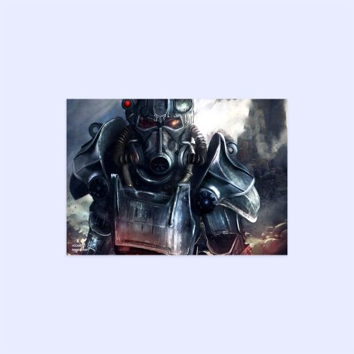 پوستر هومرو مدل فلزی طرح Fallout کد PS406
