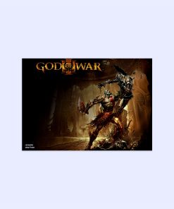 پوستر هومرو مدل فلزی طرح God of War کد PS506