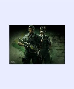 پوستر هومرو مدل فلزی طرح Rainbow six siege کد PS663