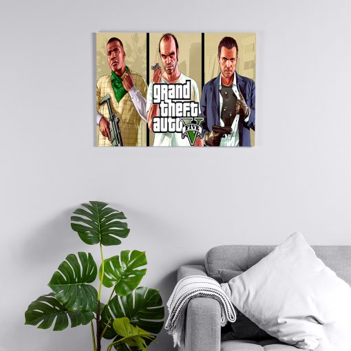 پوستر هومرو مدل فلزی طرح GTA کد PS538