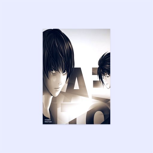 پوستر هومرو مدل فلزی طرح انیمه Death Note کد PS1106