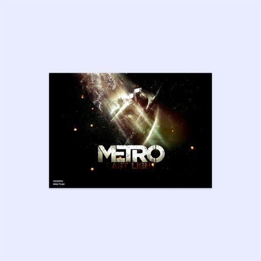 پوستر هومرو مدل فلزی طرح Metro کد PS607