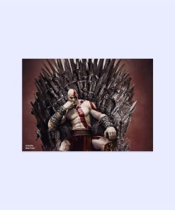 پوستر هومرو مدل فلزی طرح God of War کد PS501