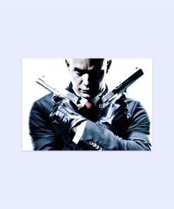 پوستر هومرو مدل فلزی طرح Hitman کد PS565