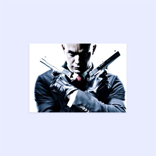 پوستر هومرو مدل فلزی طرح Hitman کد PS565