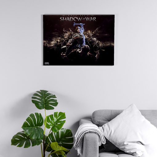 پوستر هومرو مدل فلزی طرح Shadow of War کد PS737