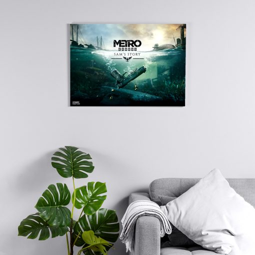 پوستر هومرو مدل فلزی طرح Metro کد PS602
