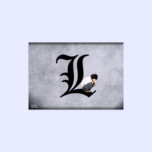 پوستر هومرو مدل فلزی طرح انیمه Death Note کد PS1100
