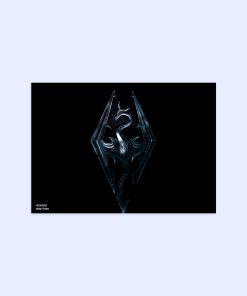 پوستر هومرو مدل فلزی طرح Skyrim کد PS746