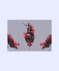 پوستر هومرو مدل فلزی طرح Ghost of tsushima کد PS851