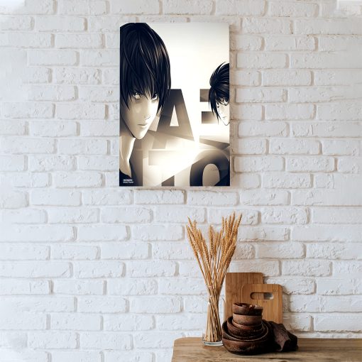 پوستر هومرو مدل فلزی طرح انیمه Death Note کد PS1106