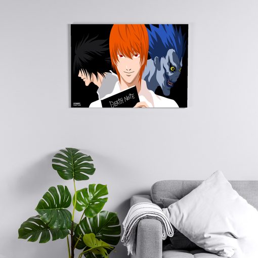 پوستر هومرو مدل فلزی طرح انیمه Death Note کد PS1095