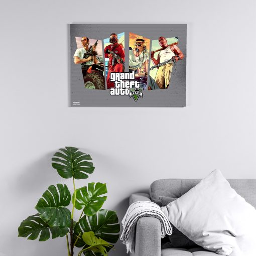پوستر هومرو مدل فلزی طرح GTA کد PS530