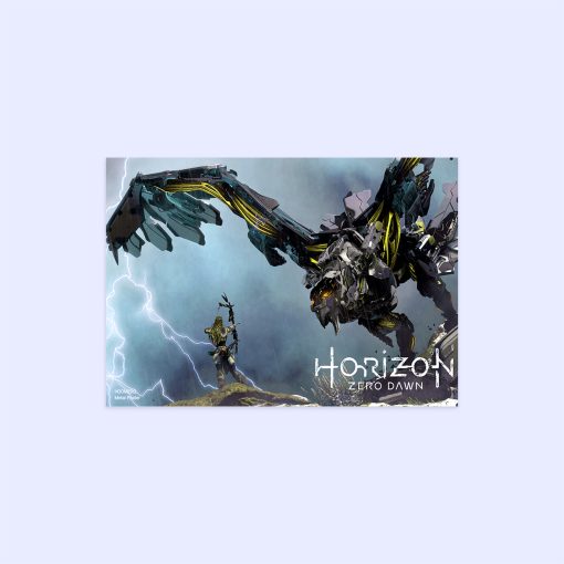 پوستر هومرو مدل فلزی طرح Horizon Zero Down کد PS589