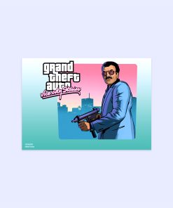 پوستر هومرو مدل فلزی طرح GTA کد PS524